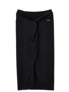 Girls | Viscose Longuette Skirt | Black