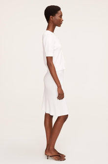 Mini Boucle Skirt | Blanc