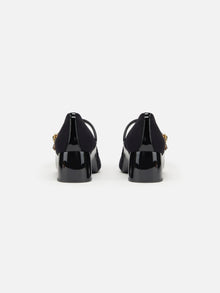 Square Toe High Heel | Black