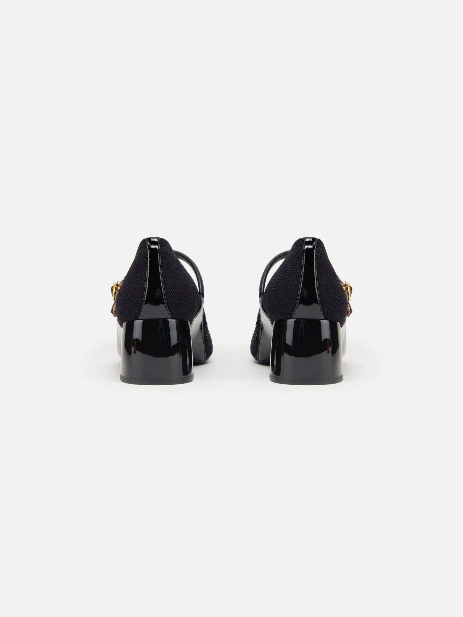 Square Toe High Heel | Black