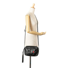 Saint Laurent | Pre-Owned Leather Heart Lou Camera Bag | Black