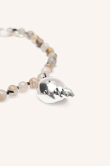 Wild Hunt Beaded Necklace | Silver