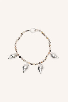 Wild Hunt Beaded Necklace | Silver