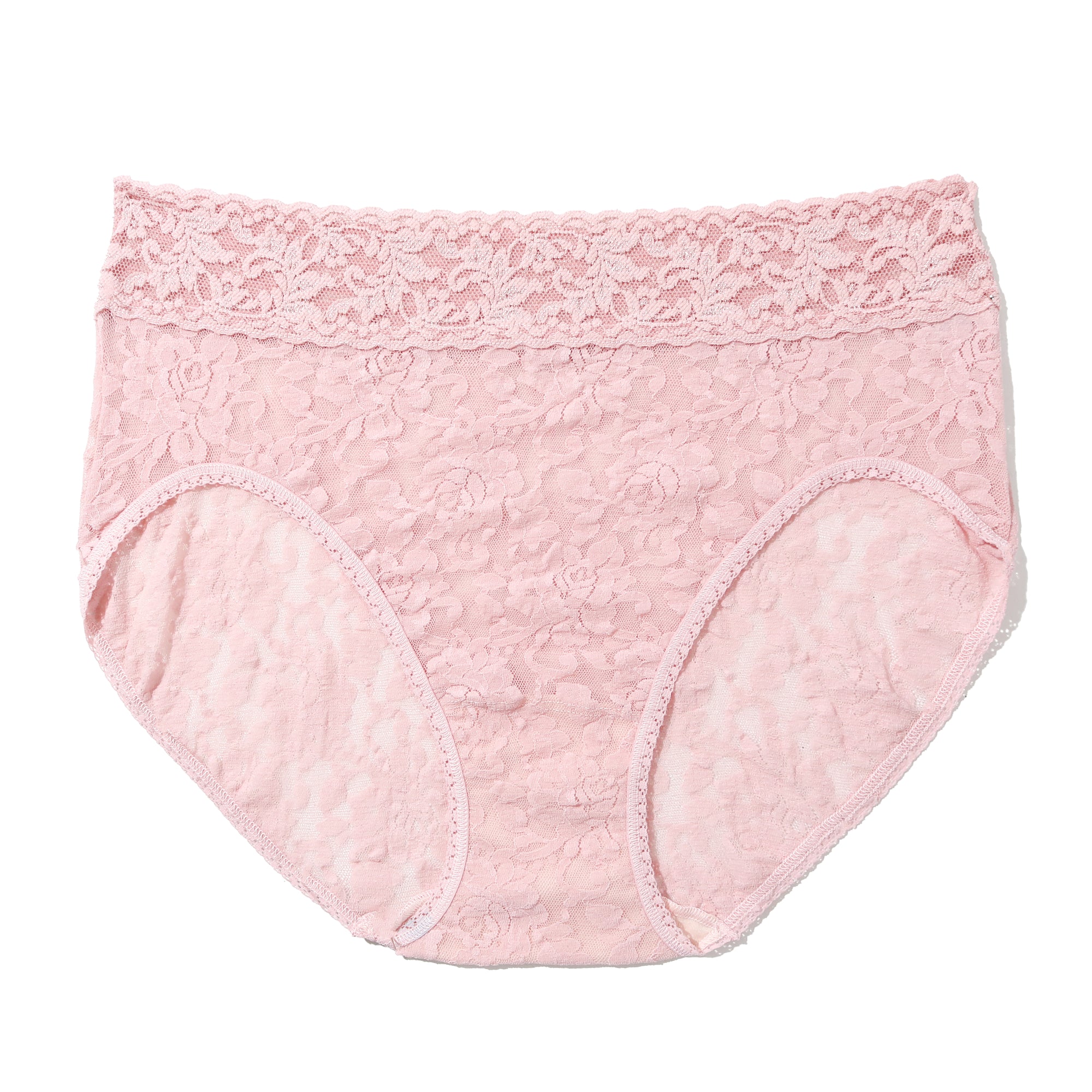 Signature Lace French Brief | Blushing Rose