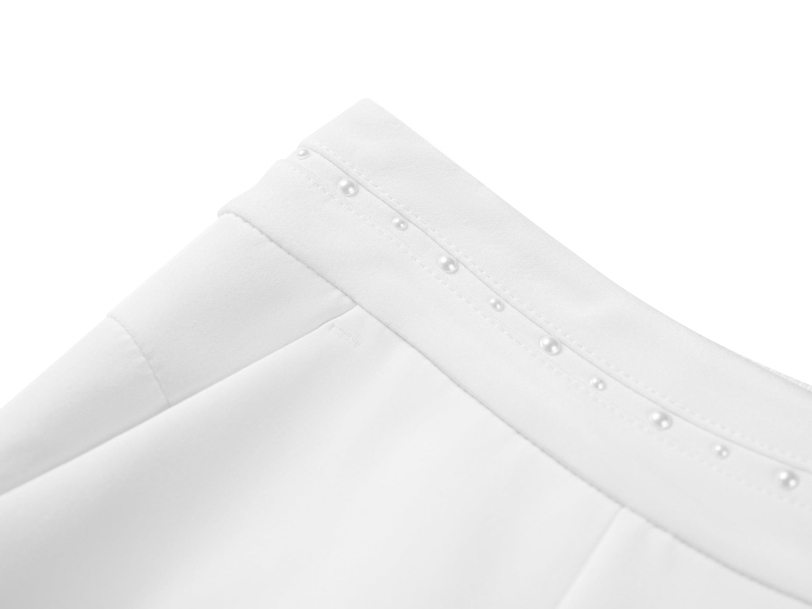 Straight Leg Trouser | White