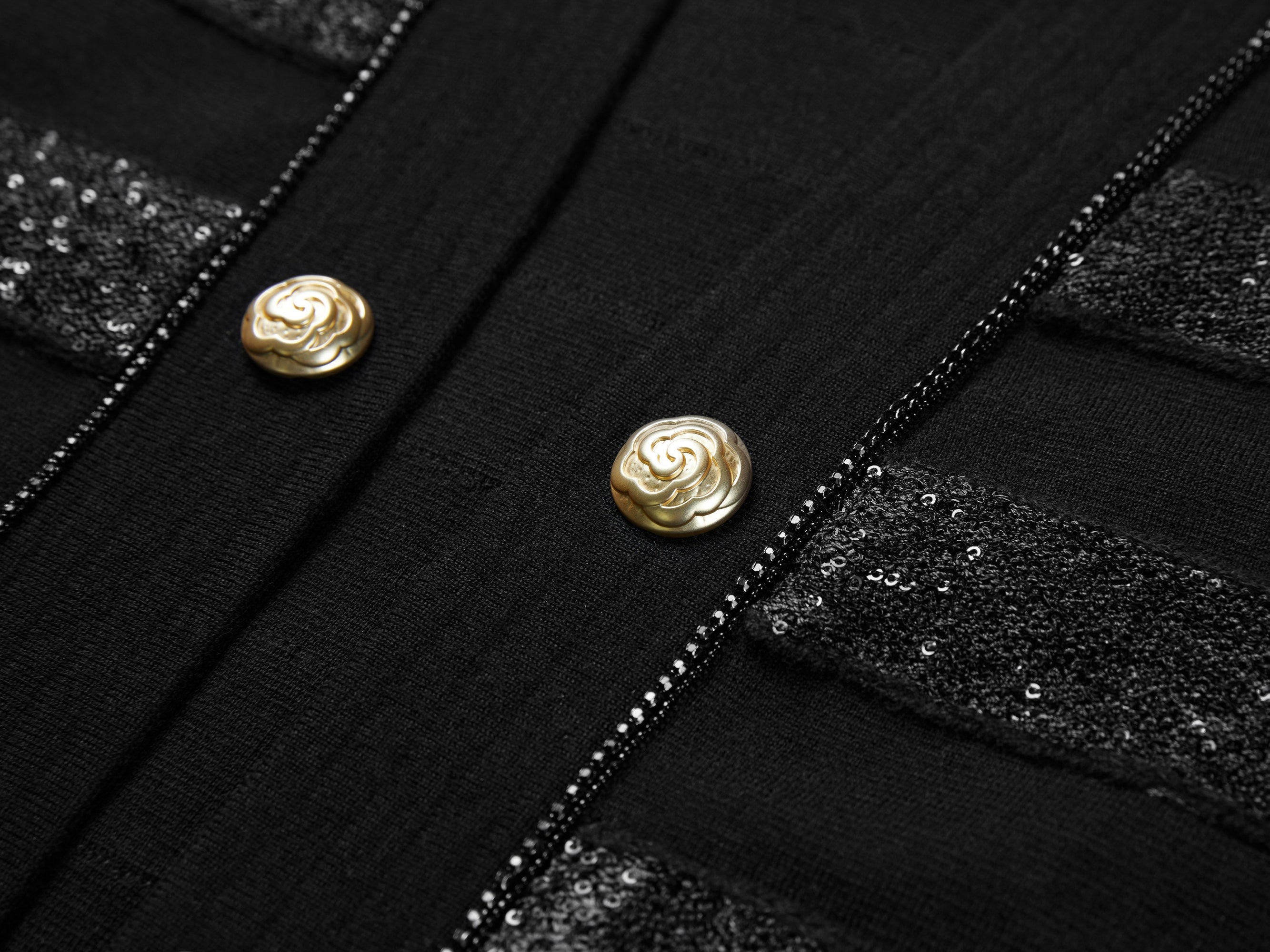Buttoned Jacket | Black
