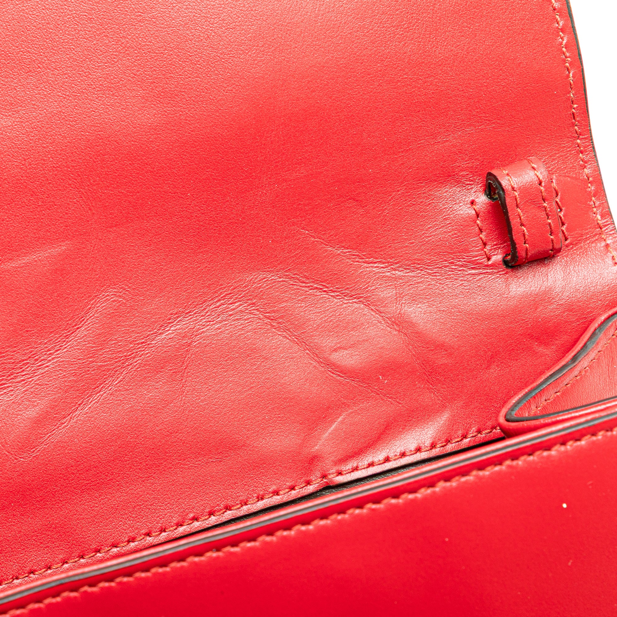 Gucci | Pre-Owned Small Leather Zumi Satchel | Red