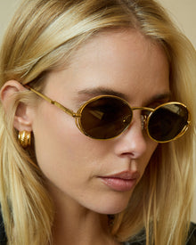 St. Tropez Sunglasses | Gold | Smokey Grey Lens