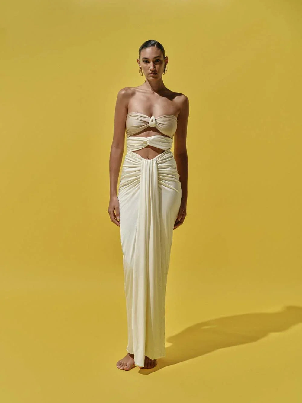 Giselle Maxi Dress | Marble Ivory