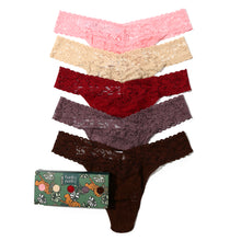 5 Pack Signature Lace Original Rise Thongs | Pklm/Sand/Fbor/Dusk/Dcob