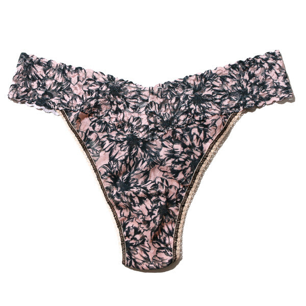 Signature Lace Original Rise Thong | Outline (Neutral)