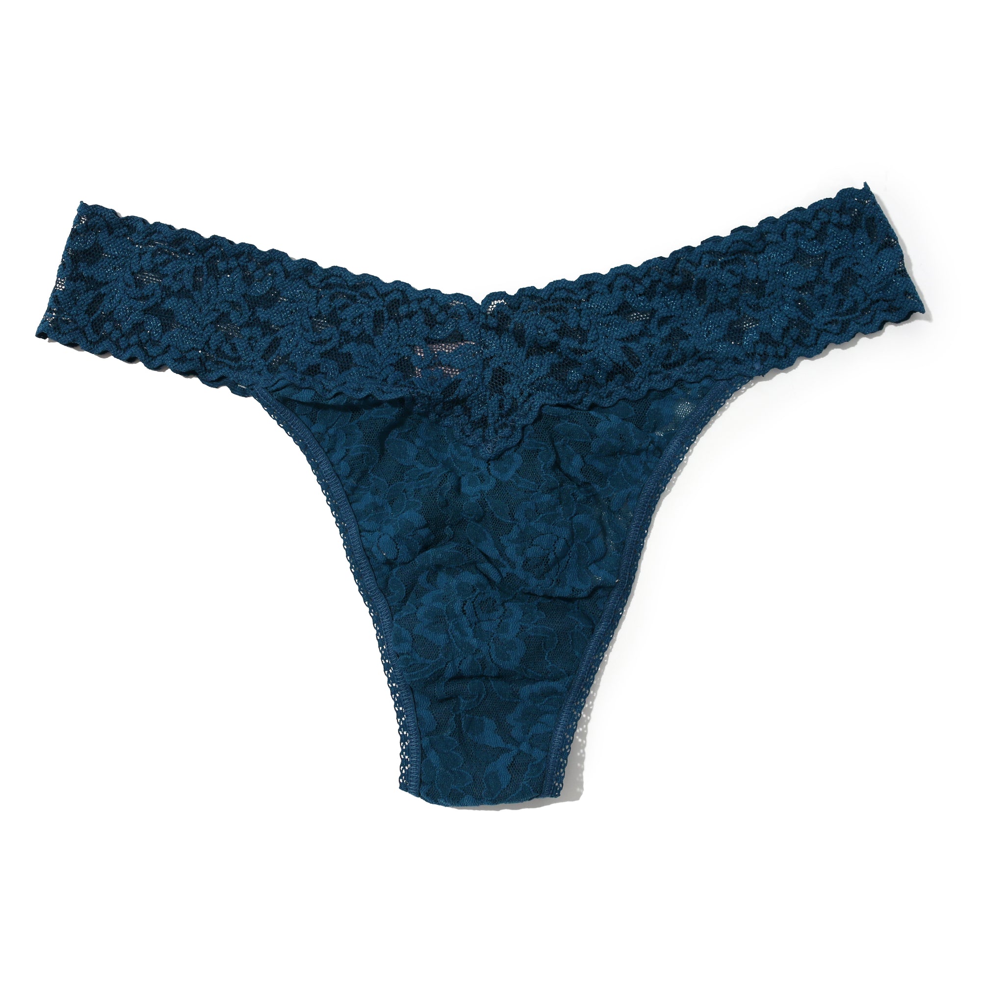 Signature Lace Original Rise Thong | Riviera