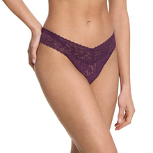 Signature Lace Original Rise Thong | Stone Fruit (Purple)