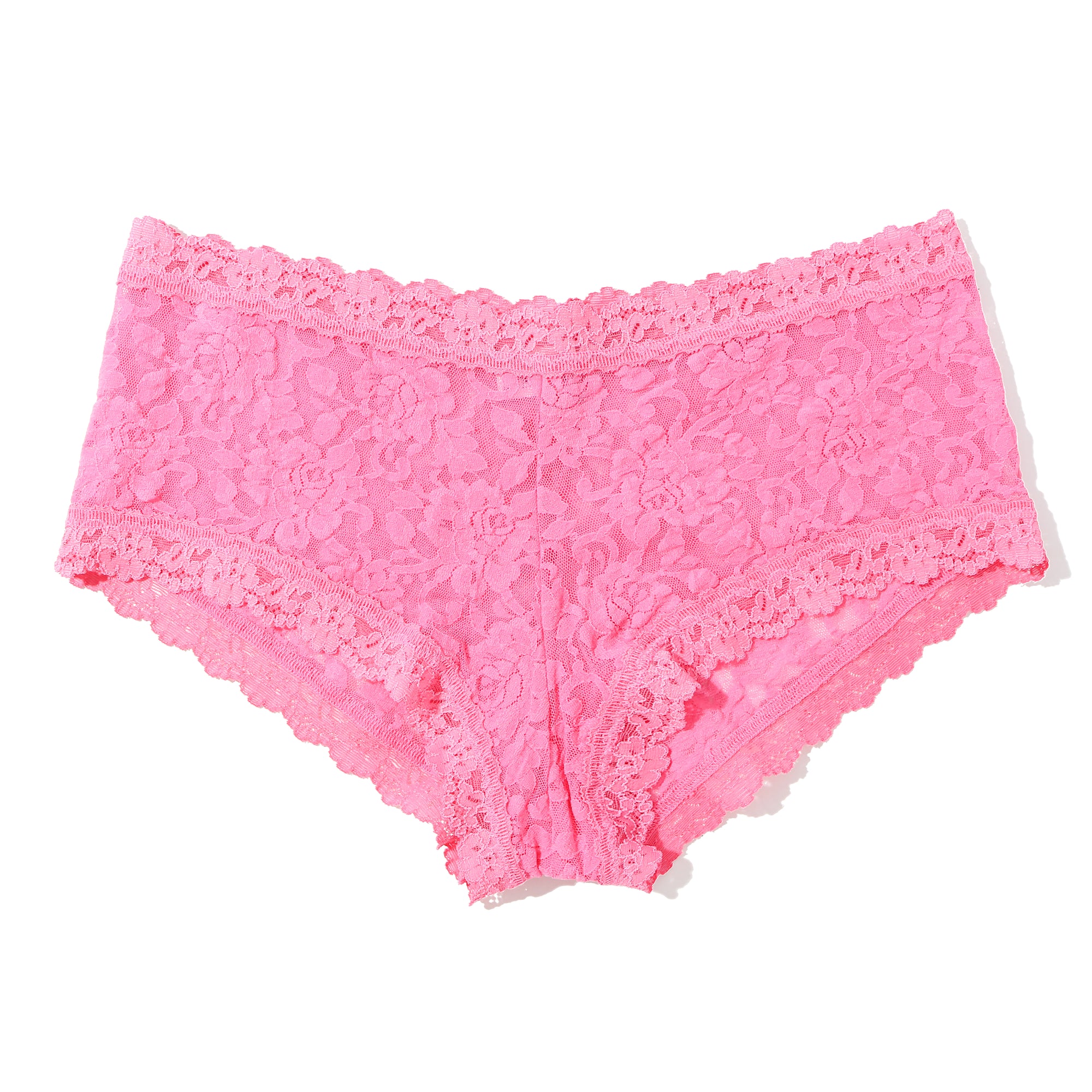 Signature Lace Boyshort | Amused (Pink)