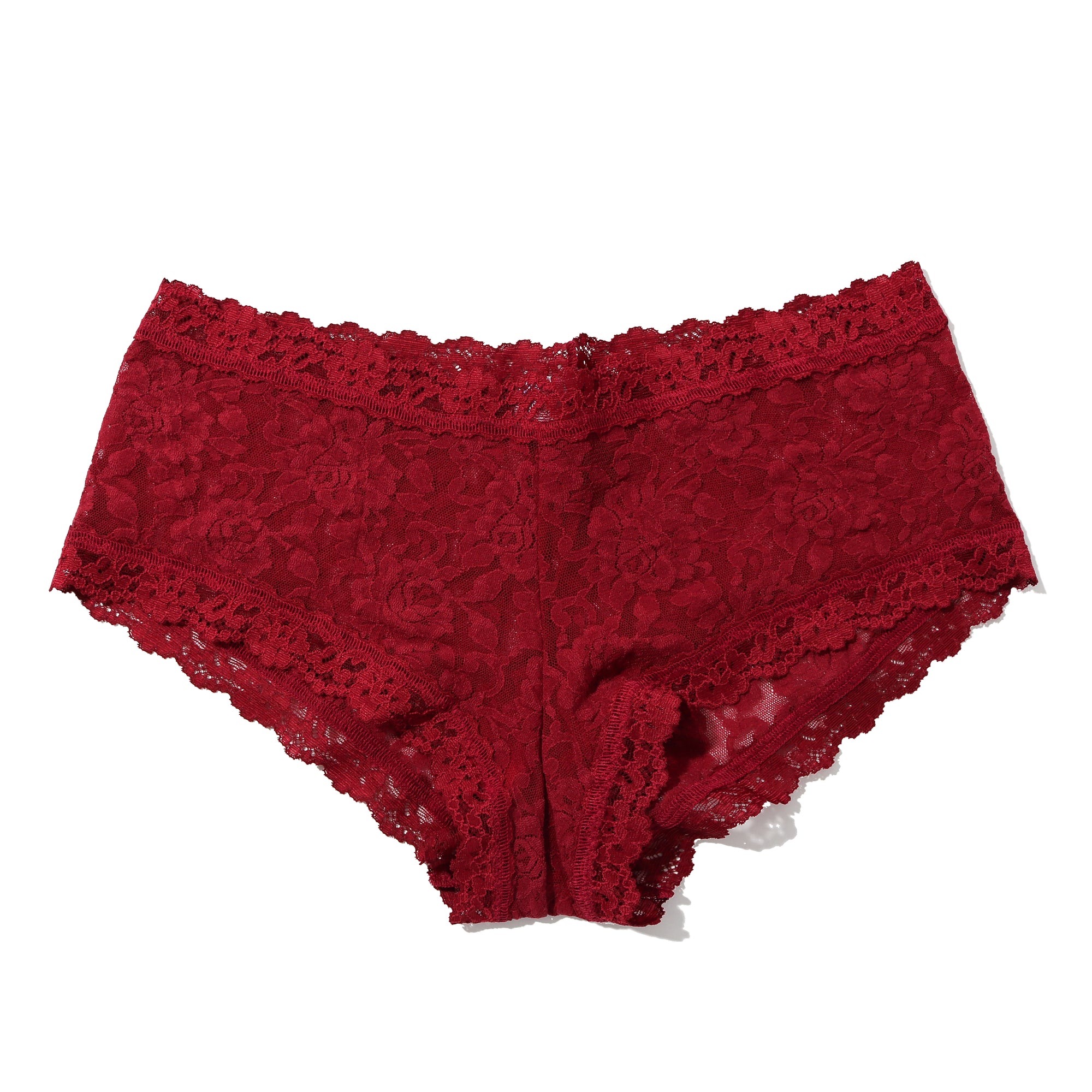 Signature Lace Boyshort | Wild Berries (Red)