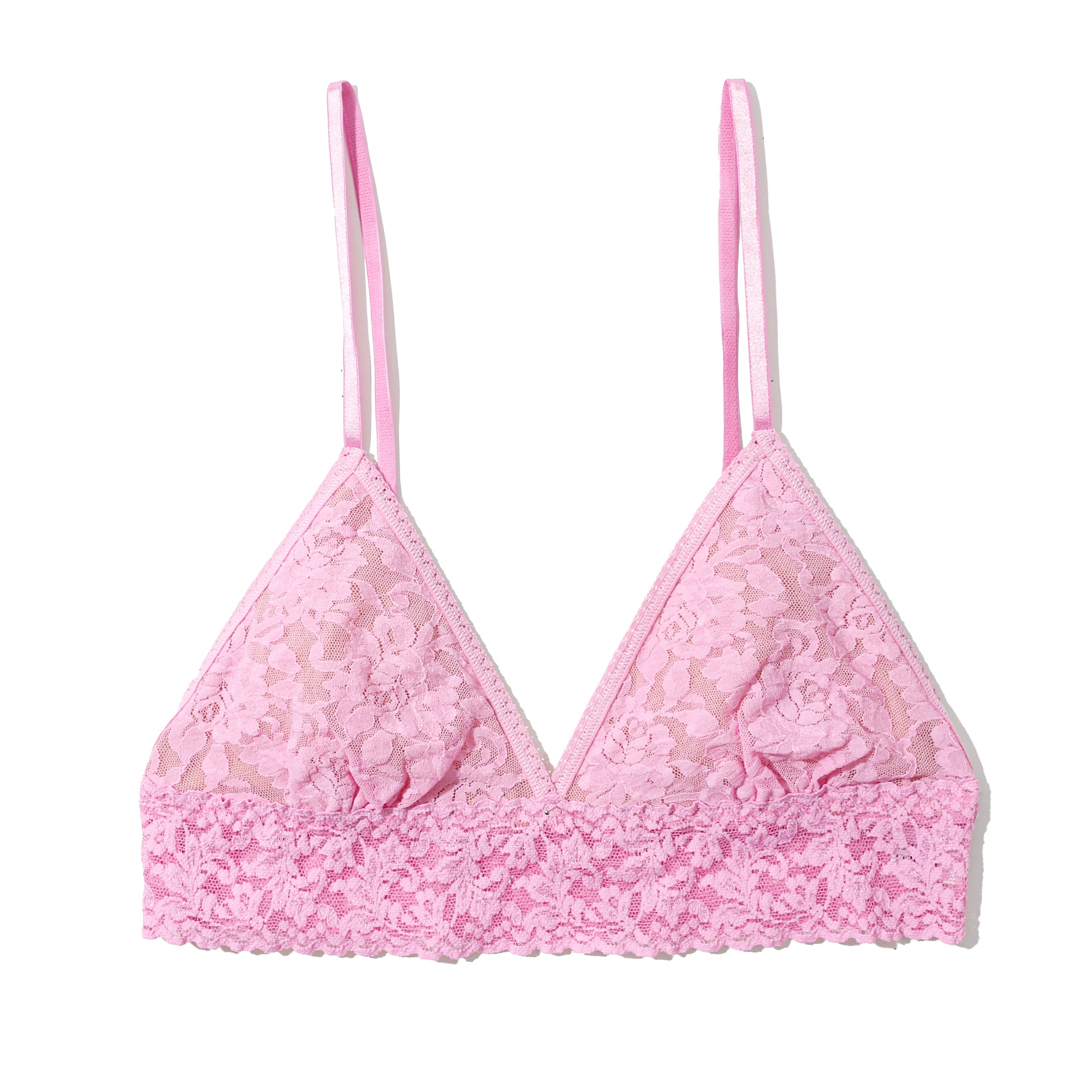Signature Lace Padded Bralette | Strawberry Lemonade (Pink)