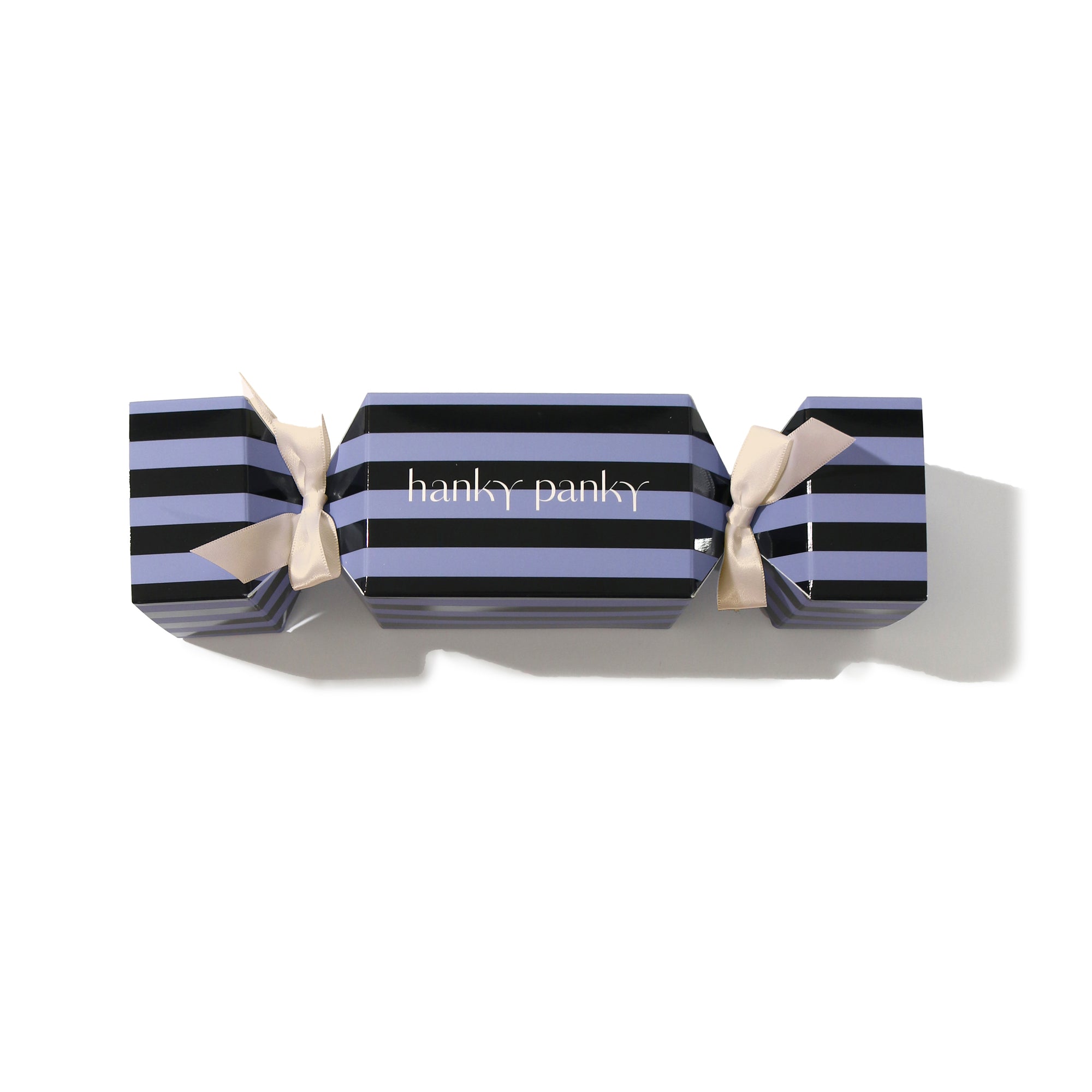 3-Pack Signature Lace Low Rise Thong Holiday Cracker | Desert Rose | Water Lily | Tour Guide (Blue/Blue Stripe Cracker)