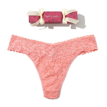 Signature Lace Original Rise Thong Holiday Cracker | Ballet Pink