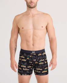 Signature Lace Original Rise Thong & Saxx Boxer Brief | Hail The Holidays | Black