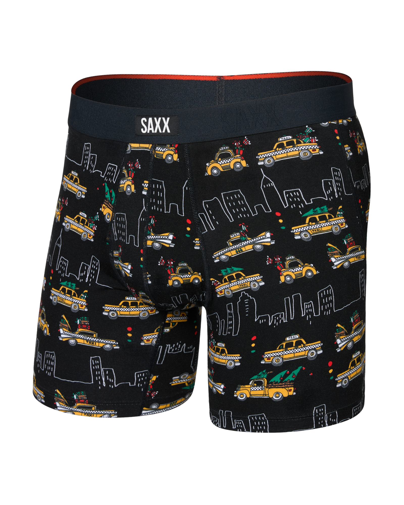 Signature Lace Original Rise Thong & Saxx Boxer Brief | Hail The Holidays | Black