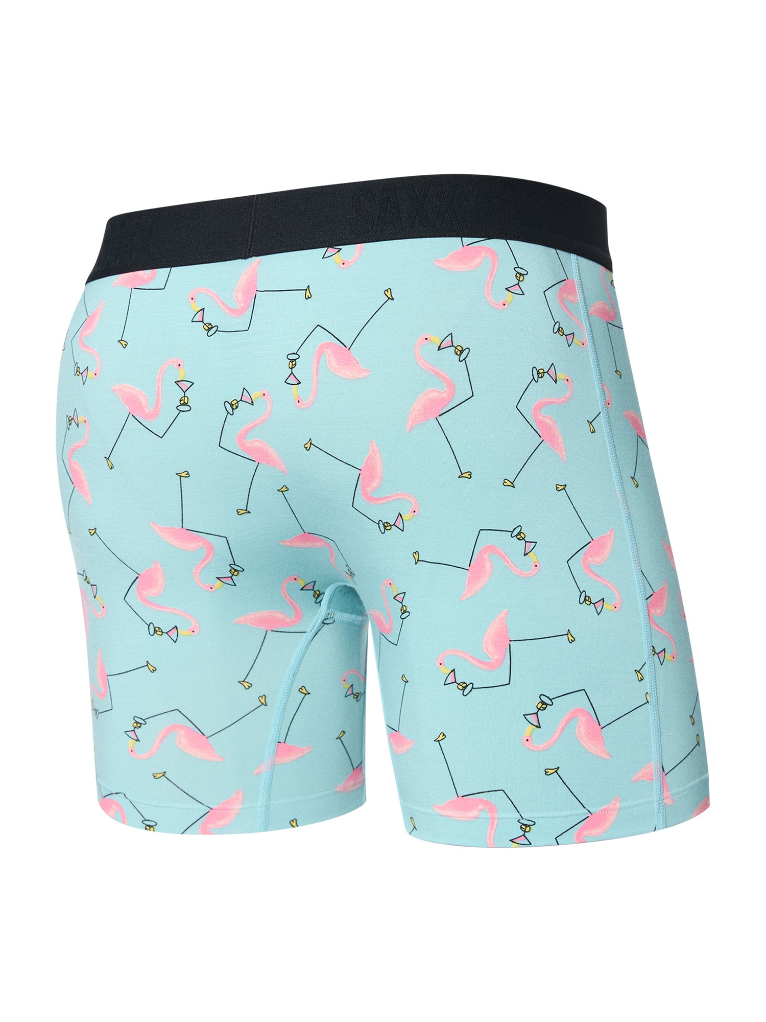 Signature Lace Original Rise Thong & Saxx Boxer Brief | Drinko Flamingo