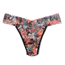 Signature Lace Original Rise Thong & Saxx Boxer Brief | Hibiscus Jungle-Coral