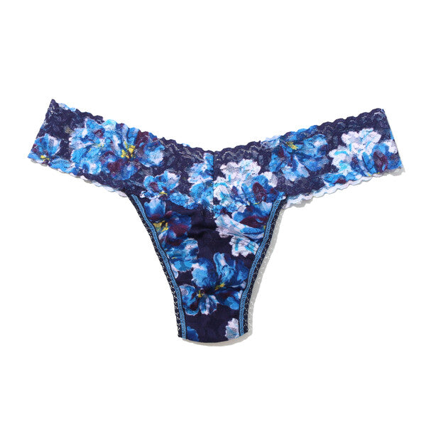 Signature Lace Low Rise Thong | Nightfall (Purple)