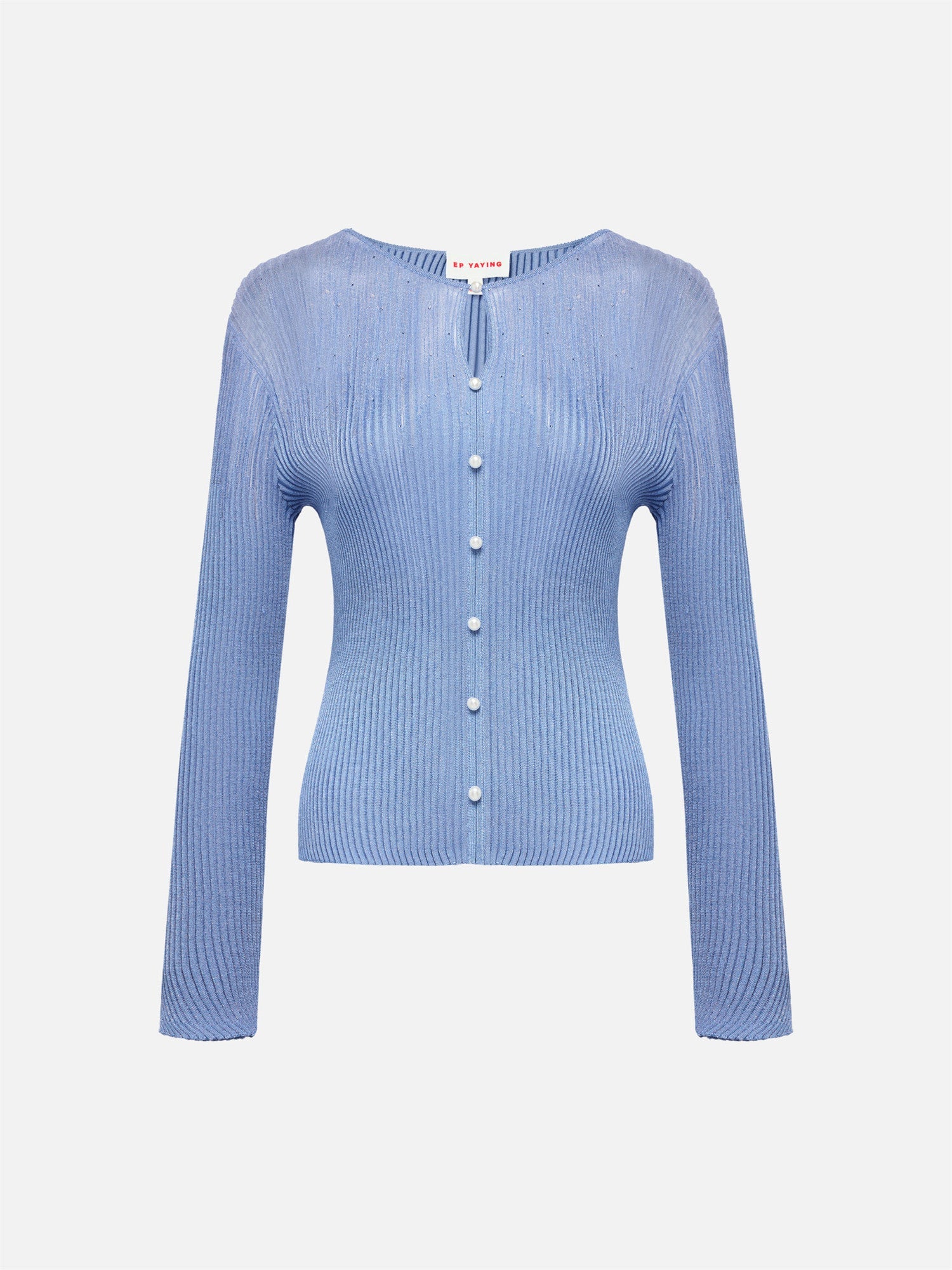 Silk-Acetate Knit Base Layer | Blue