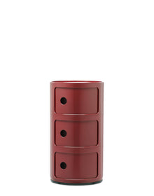 Componibili Classic Storage Unit - 3 Elements | Single | Burgundy