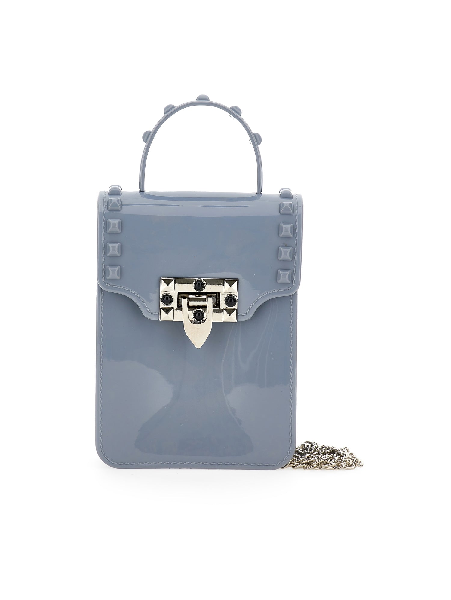 Girls | Mini Pvc Shoulder Bag | Sky Blue