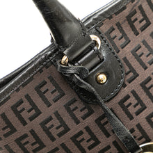 Fendi | Pre-Owned Zucchino Canvas Chef Front Pocket Shopping Tote | Brown/Dark Brown