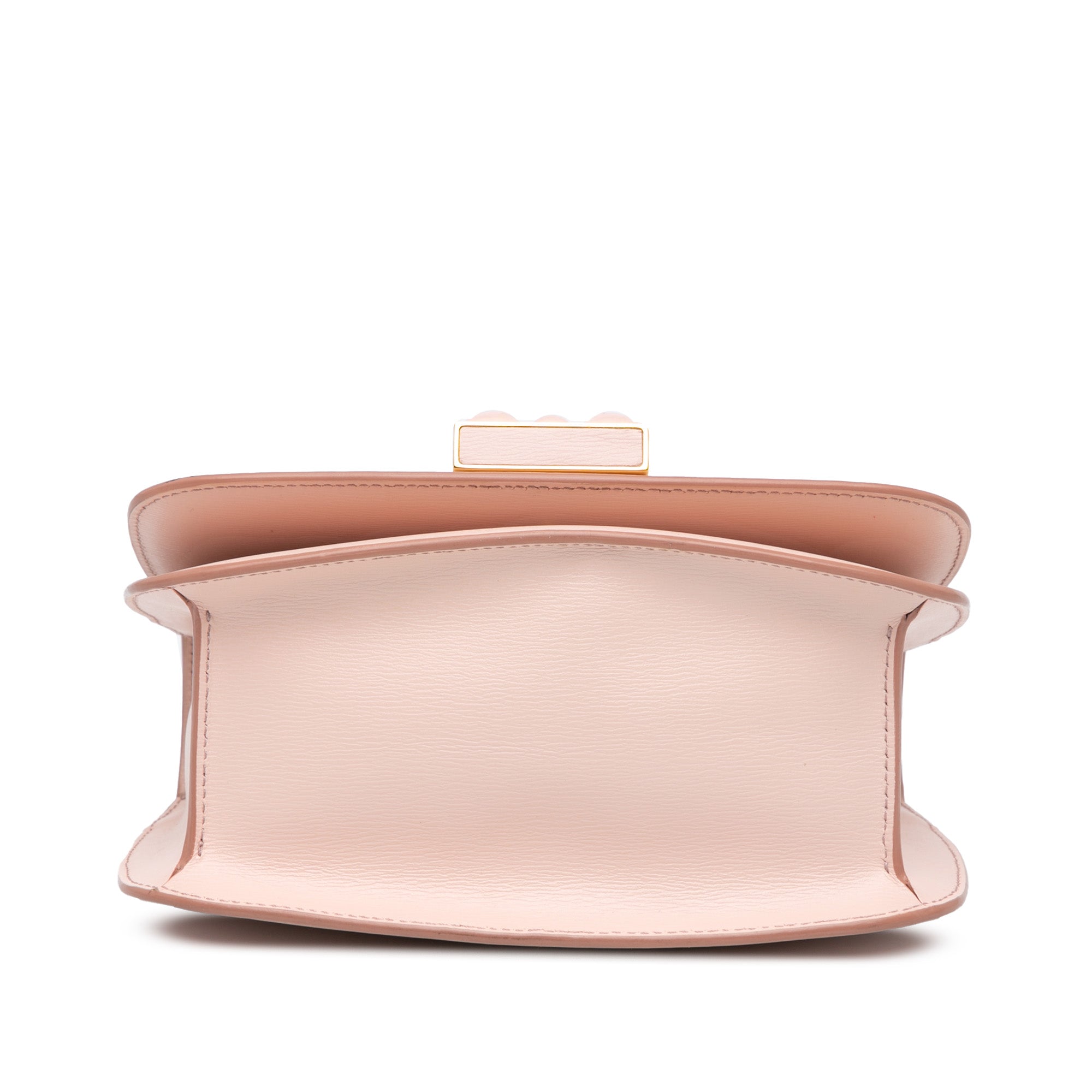 Tom Ford | Pre-Owned Calfskin Lock Crossbody | Pink/Light Pink