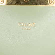 Celine | Pre-Owned Teen Triomphe Coated Canvas and Calfskin Triomphe Crossbody | Brown/Dark Brown