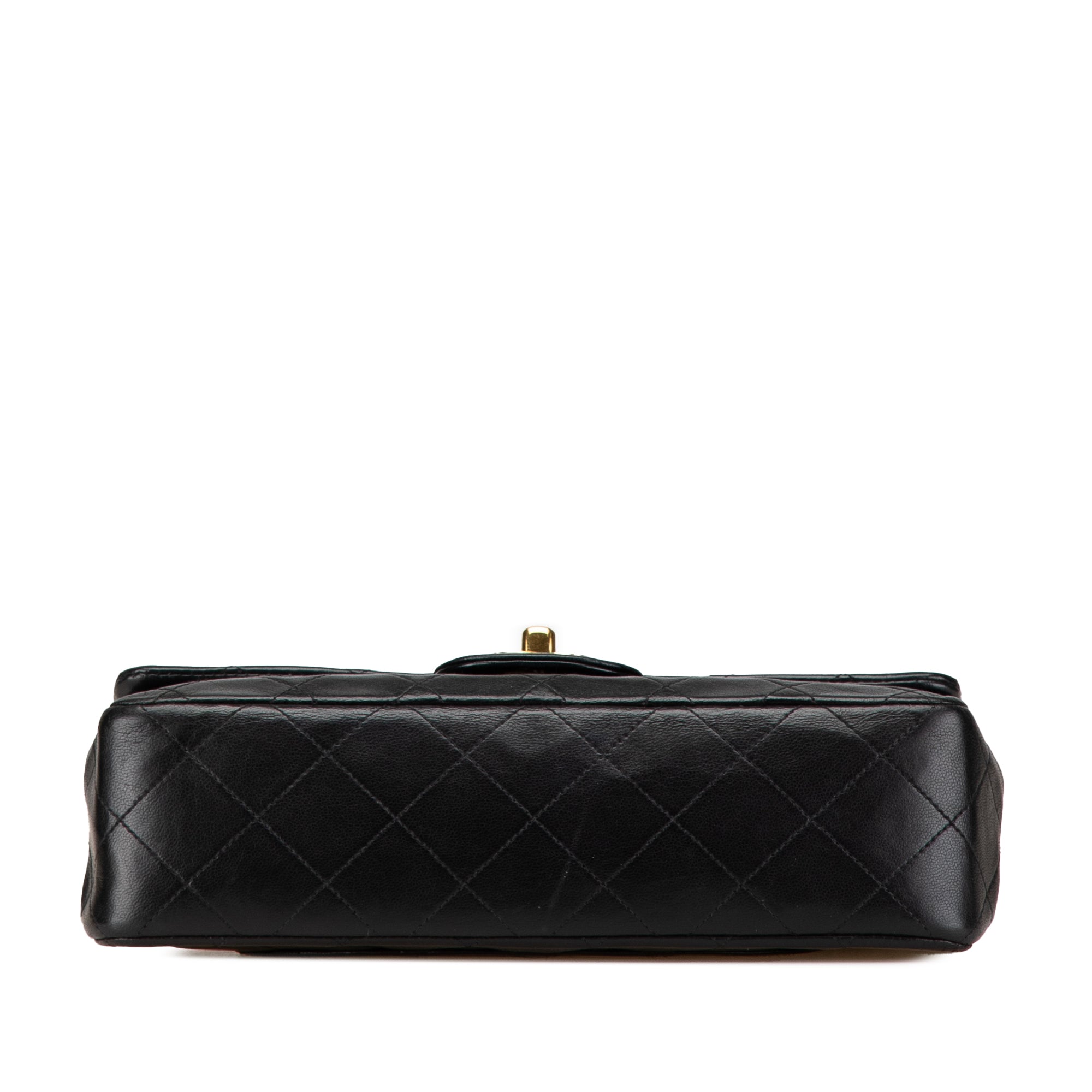 Chanel | Pre-Owned Small Classic Lambskin Double Flap - I | Black