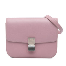 Celine | Pre-Owned Medium Calfskin Classic Box - I | Pink/Light Pink