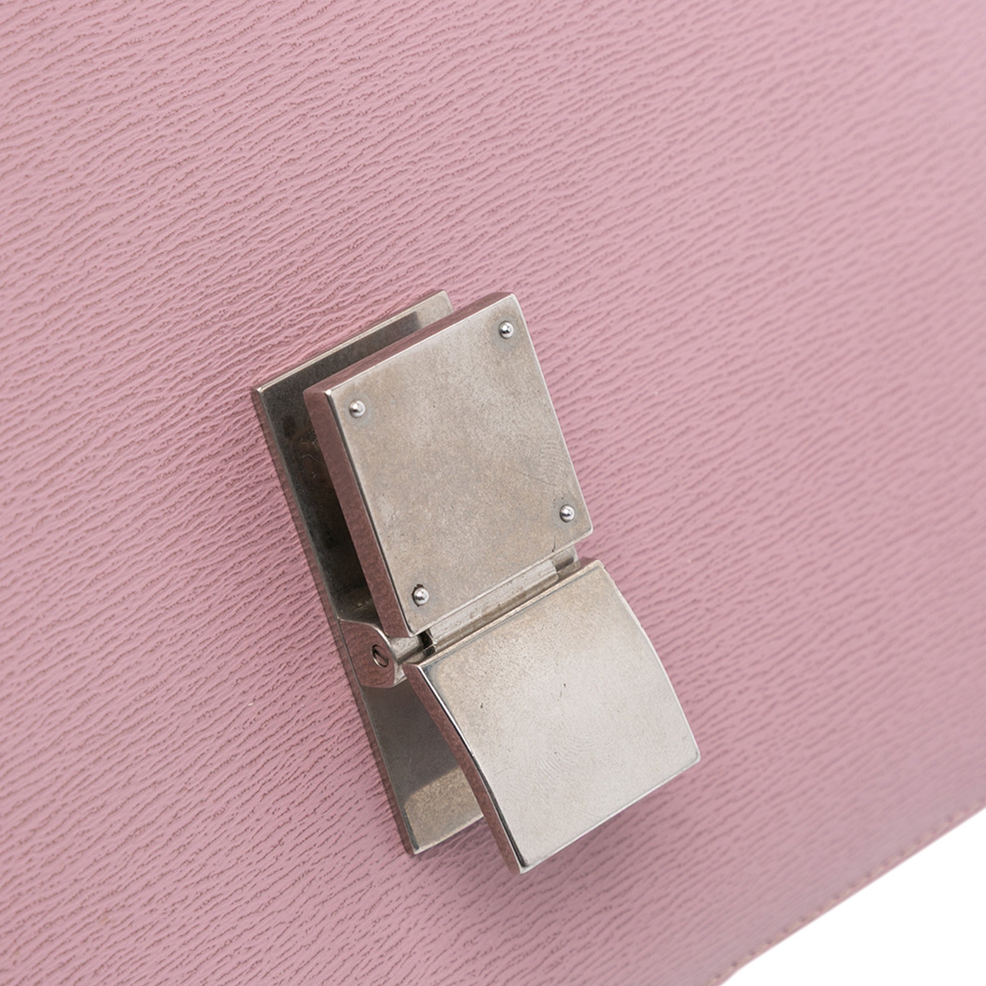 Celine | Pre-Owned Medium Calfskin Classic Box - I | Pink/Light Pink