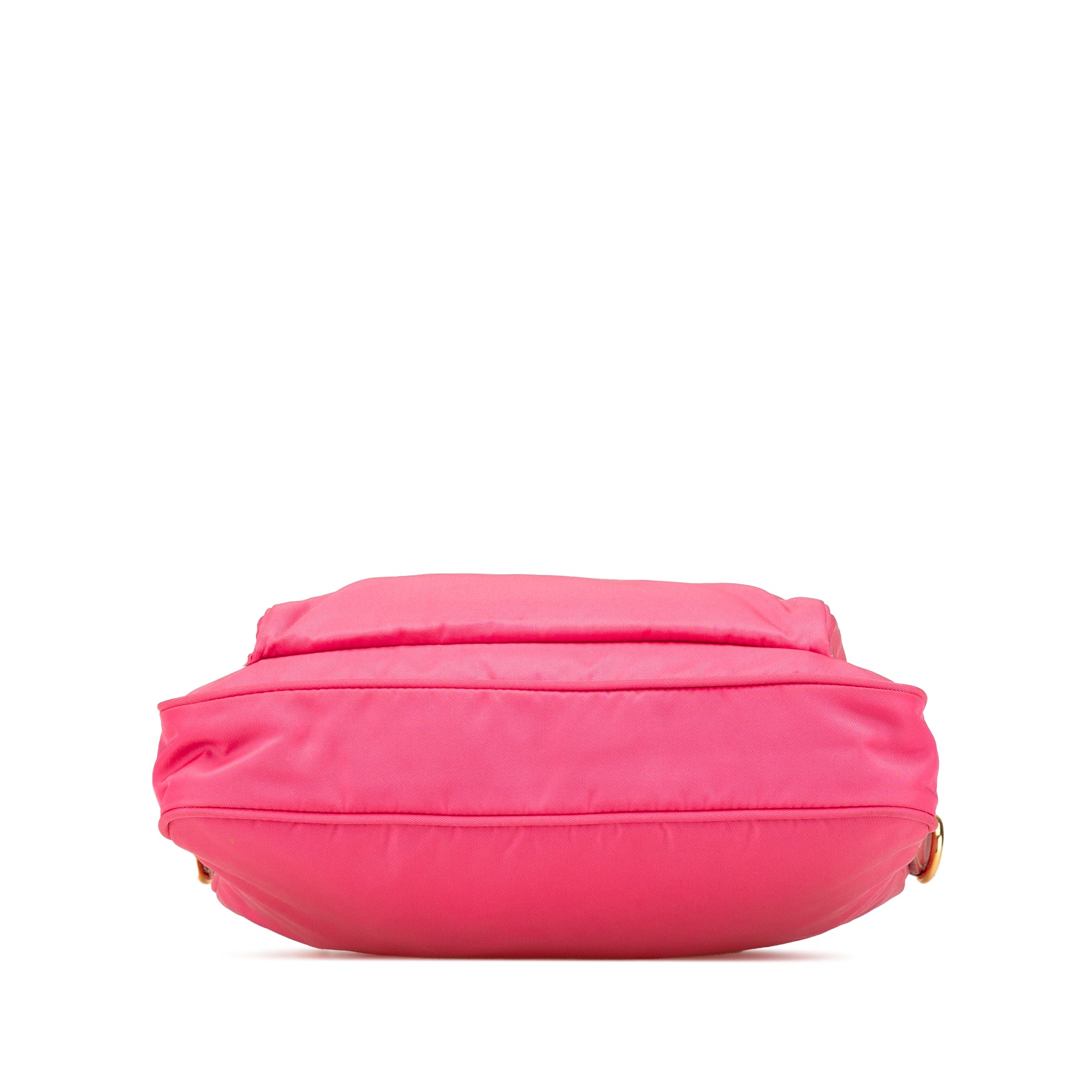 Prada | Pre-Owned Tessuto Zip Top Crossbody | Pink