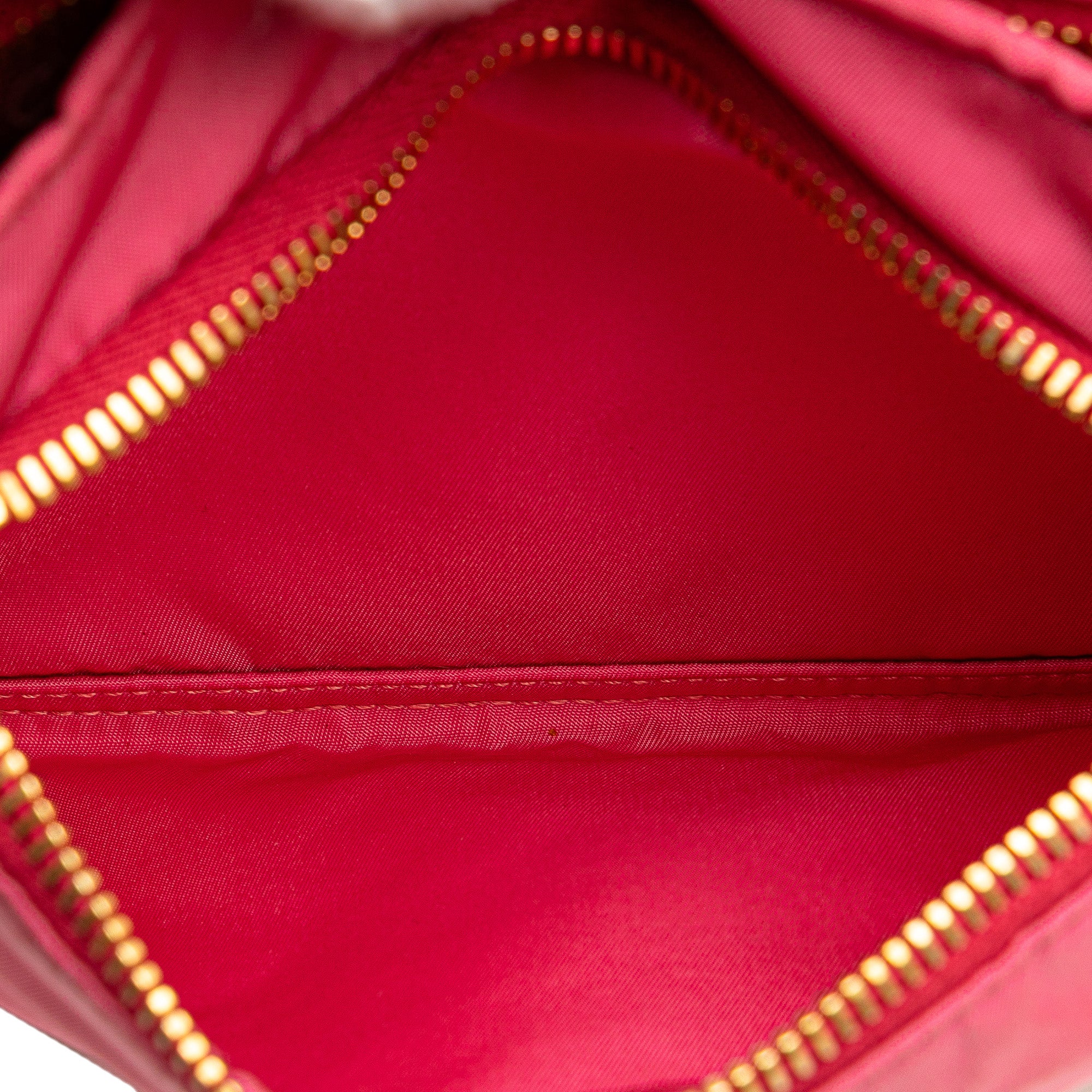 Prada | Pre-Owned Tessuto Zip Top Crossbody | Pink