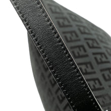 Fendi | Pre-Owned Zucchino Canvas Shoulder Bag | Black