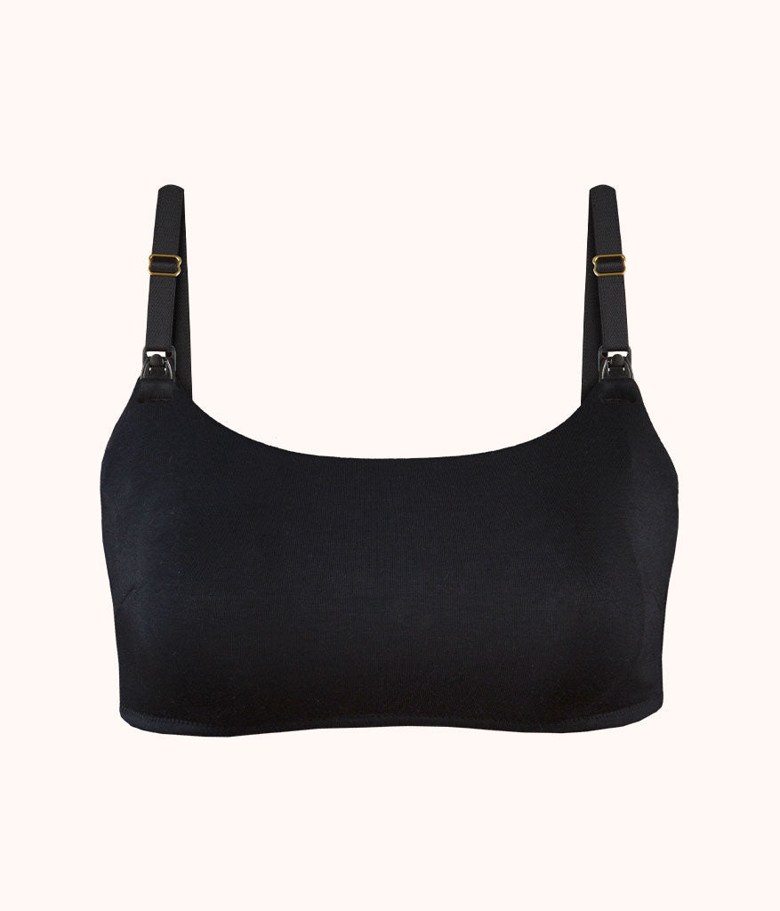 The All-Day Nursing Bralette | Jet Black