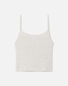 Womens | Hanes Pointelle Jolie Tank | Heather Grey