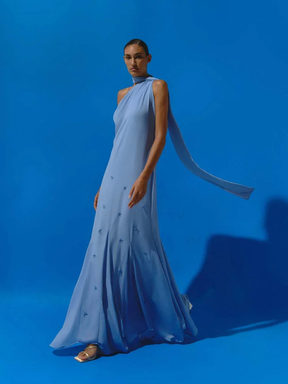 Ari Maxi Dress | Misty Blue