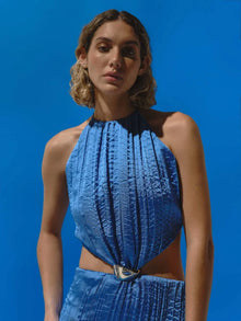 Lexi Maxi Dress | Zircone Blue