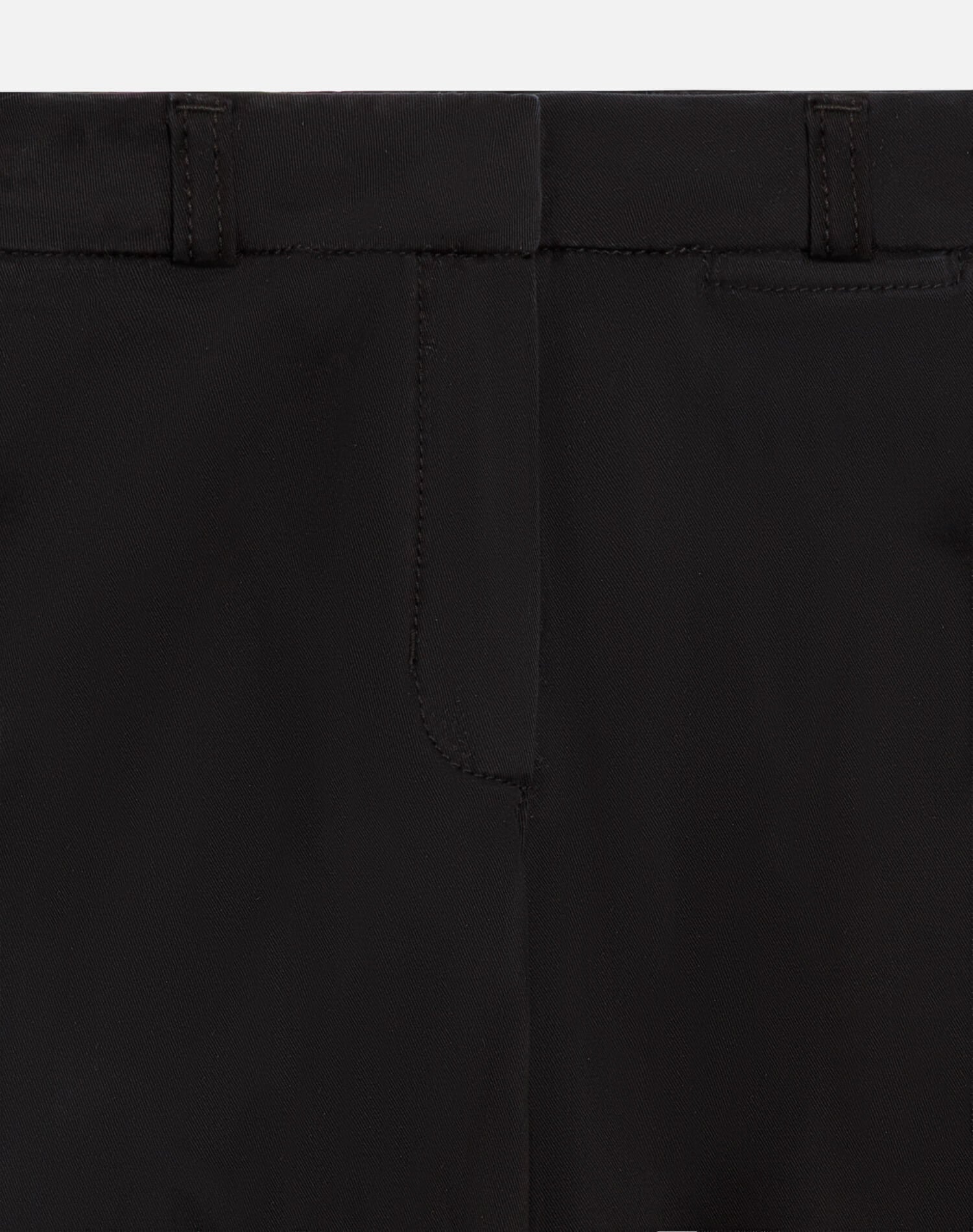 Womens | Mid Rise Wide Leg Trouser | Washed Black