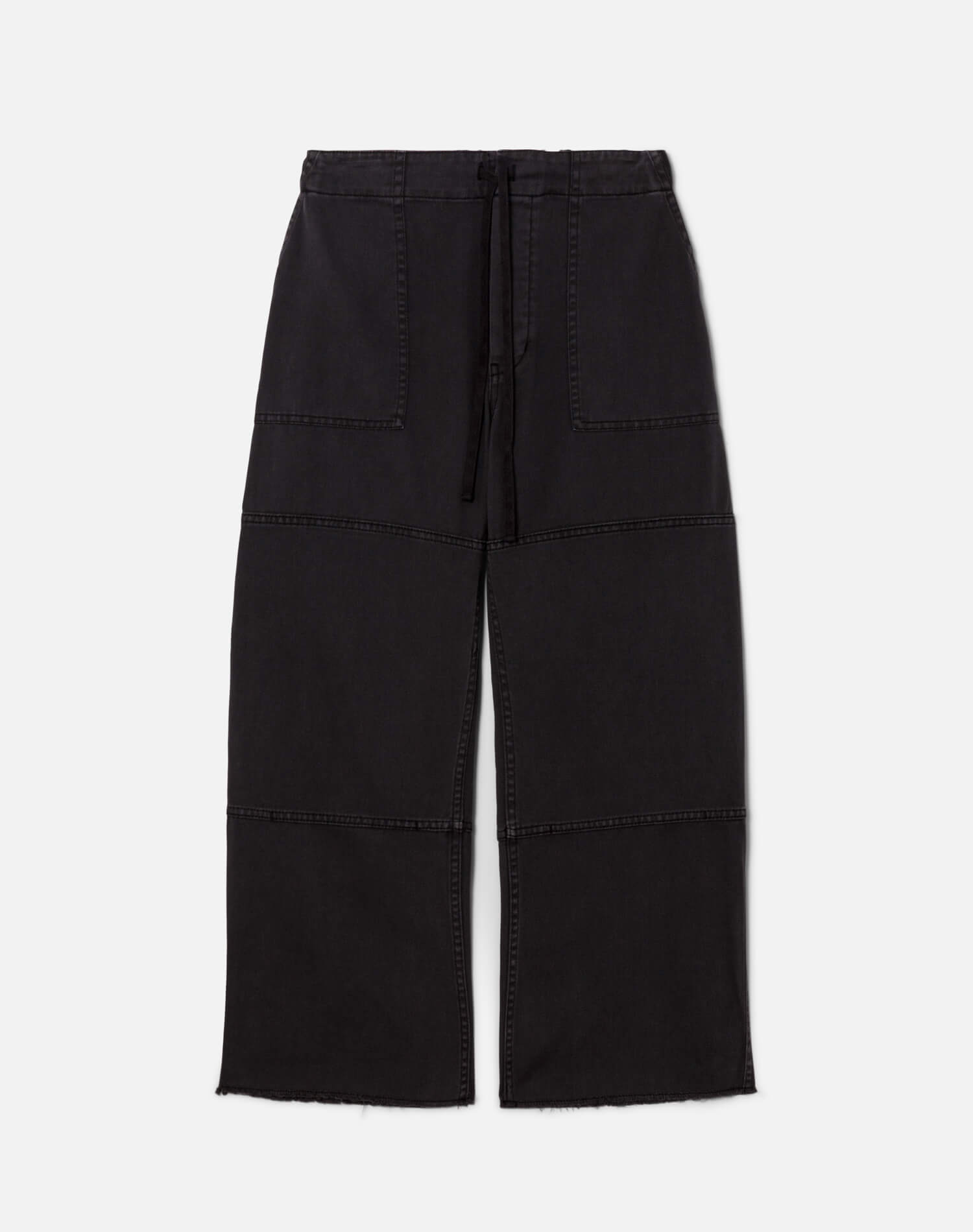 Womens | Beach Pant Crop | Washed Black