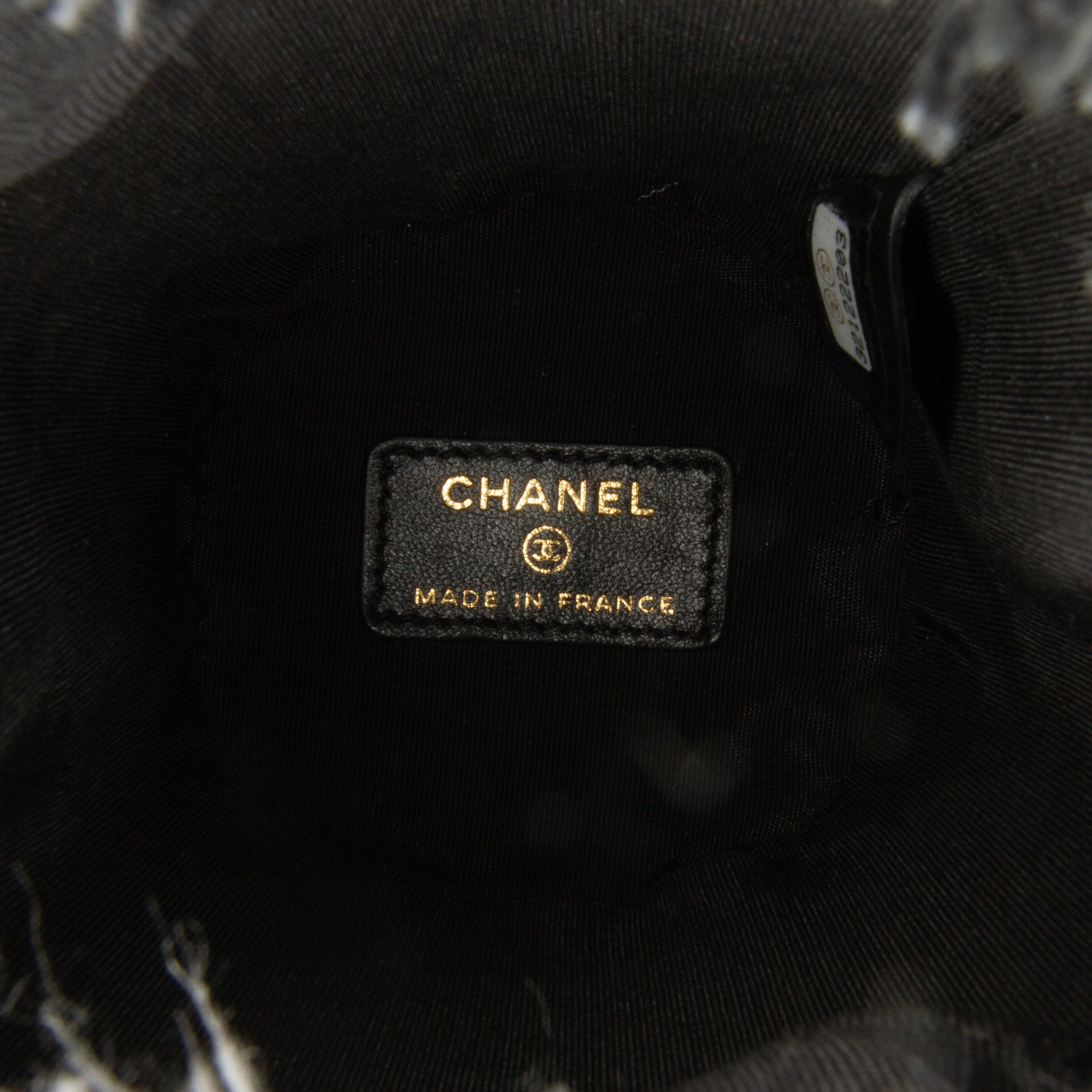 Chanel | Pre-Owned Mini Denim Mood Bucket with Chain - II | Gray/Charcoal