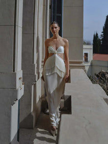 Dua Maxi Dress | Silver