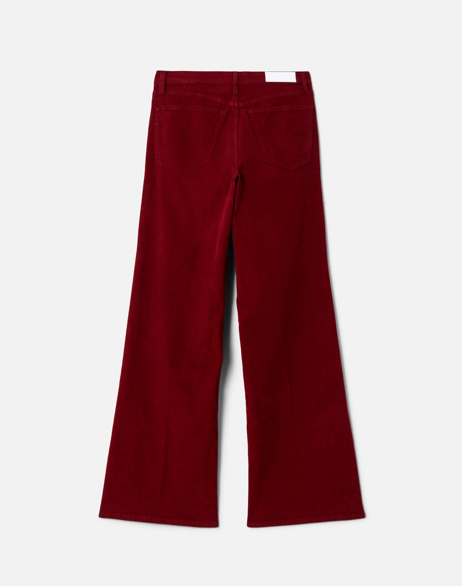 Womens | High Rise Wide Leg | Beet Cord