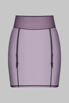 Skirt With Suspenders - L'Amoureuse | Purple