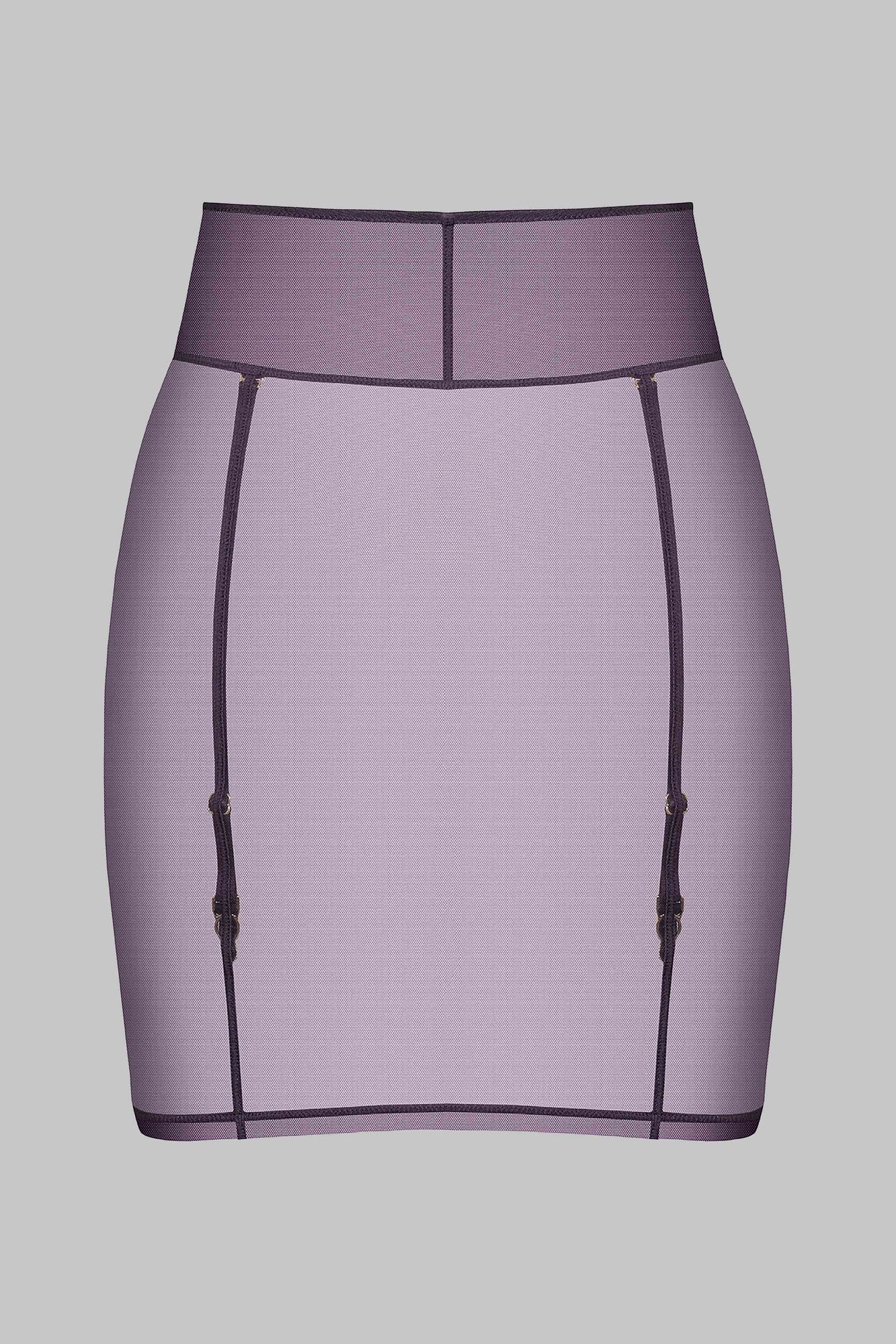 Skirt With Suspenders - L'Amoureuse | Purple
